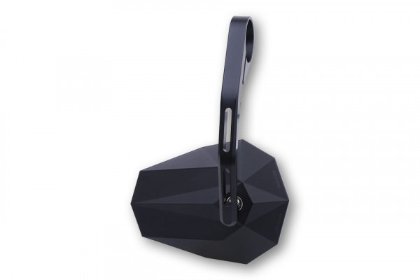 HIGHSIDER Lenkerendenspiegel STEALTH -X6, lang, schwarz