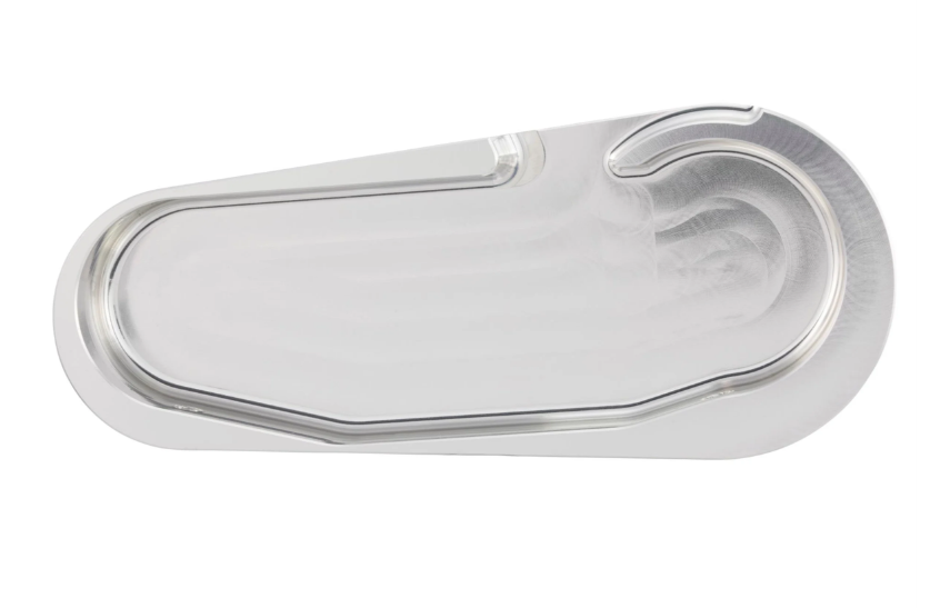 Swingarmdeksel VBB Style voor Vespa PX 80-200ccm, zilver