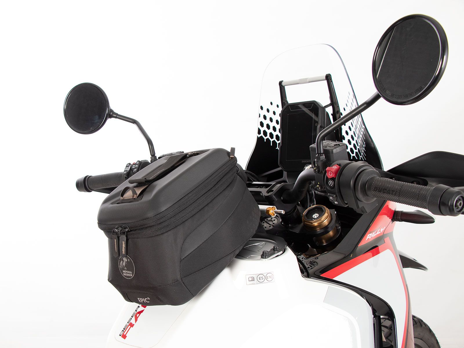Basistankring incl. tanktasvergrendeling voor Ducati DesertX (22-) Hepco & Becker