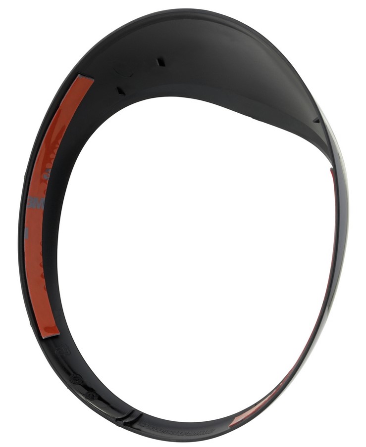 Lamp ring voor Vespa GTS/GTS Super/GT/GT L 125-300cc, glanzend zwart