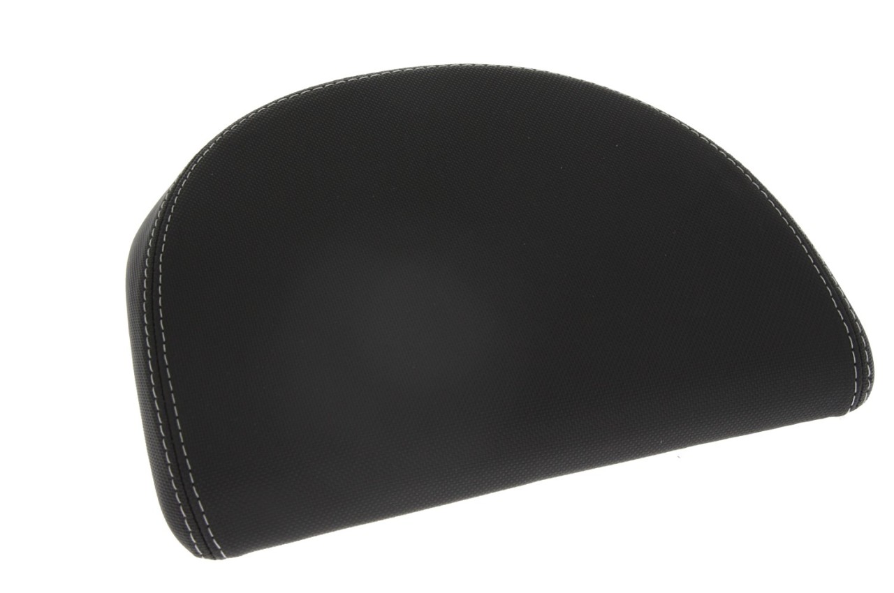 Rugkussen antraciet zwart stiksel voor Topsase Aprilia SR GT 125 / 200