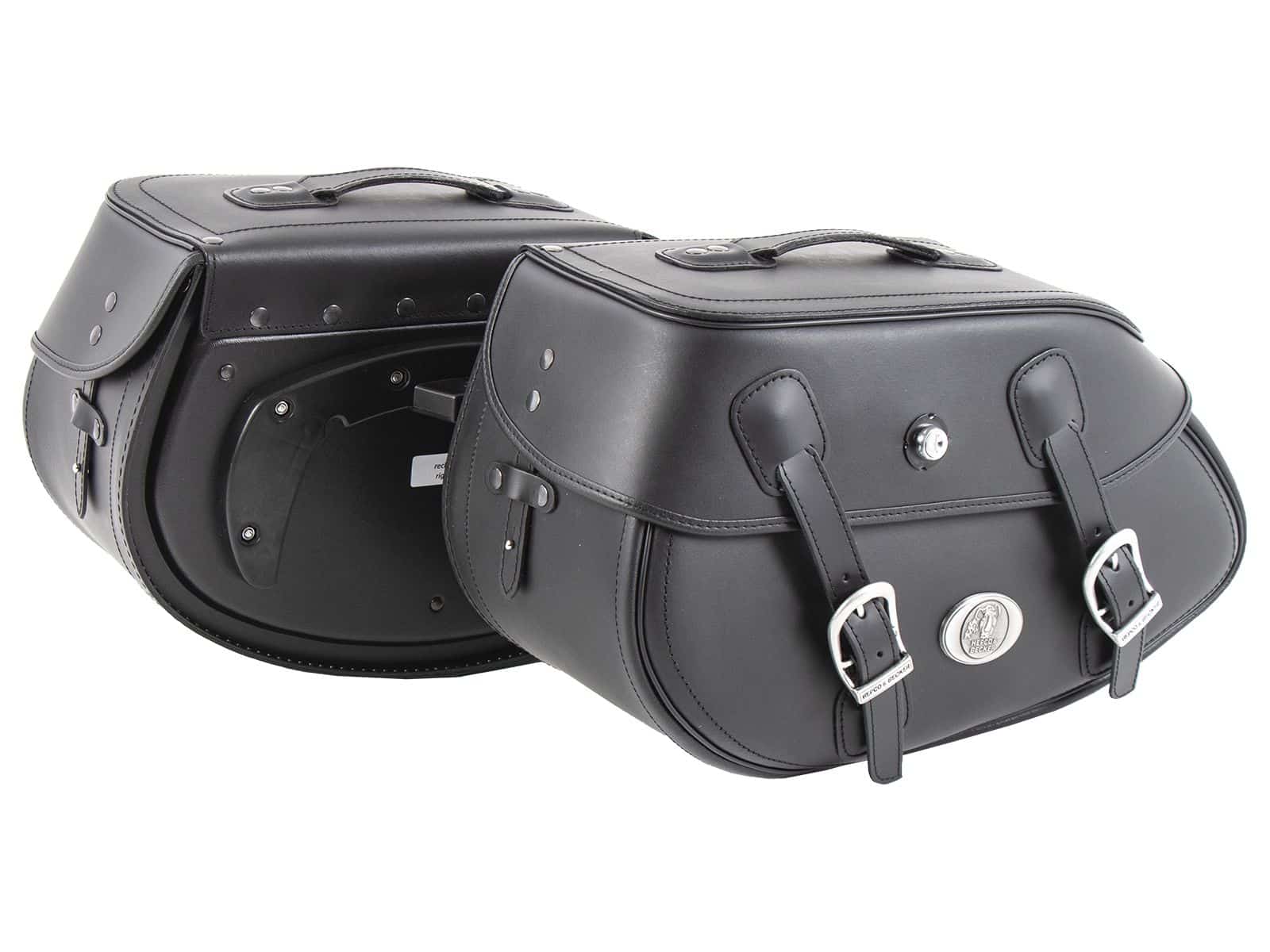 Zadeltassenset Buffalo Big zwart voor C-Bow bagagedrager Hepco & Becker