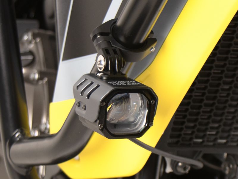 LED-hulpkoplamp Nova incl. universele bevestiging voor buis Ø18-25mm Hepco & Becker