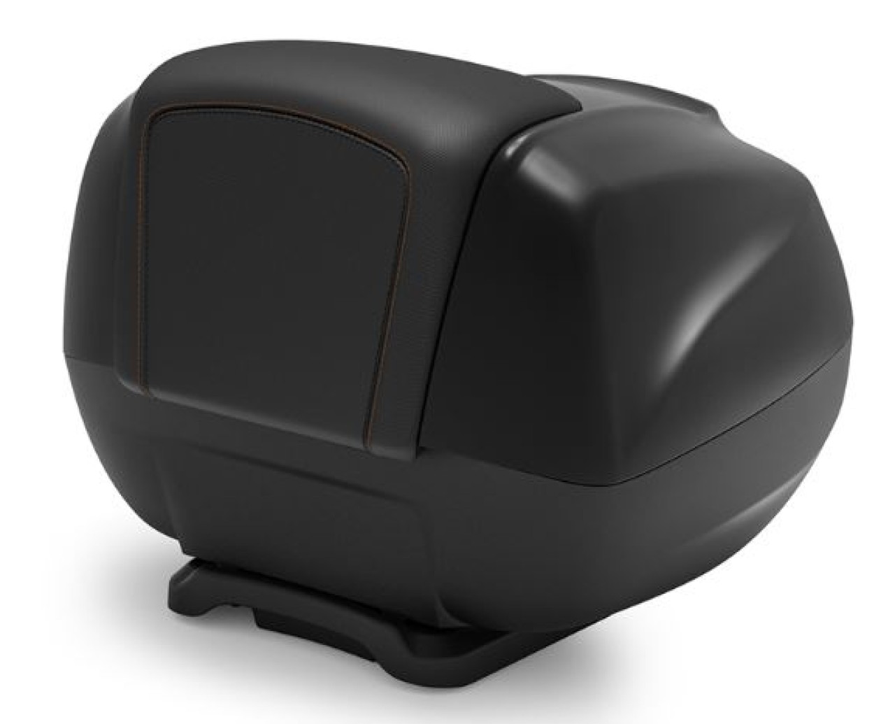 Topkoffer 37 l met rugleuning voor Piaggio MP3 HPE 530 Exclusive Maxi /RST - matzwart 93/B