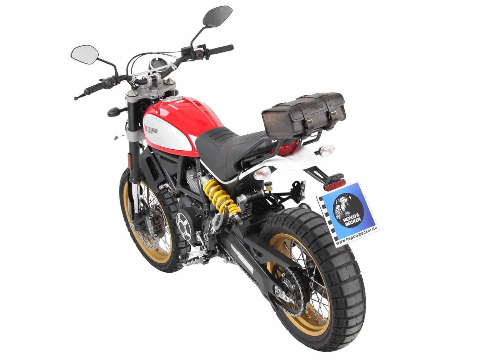 Buisvormig bagagerek zwart voor Ducati Scrambler 400 Sixty2 (16-20) Hepco & Becker