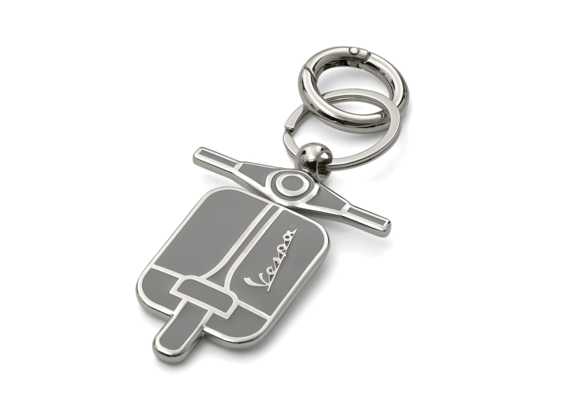 Vespa sleutelhanger Blade grijs