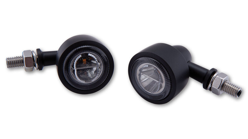 HIGHSIDER pro Classic-X1 LED achterlicht, remlicht, knipperlicht zwart/getint 3in1, E-keurmerk (paar)
