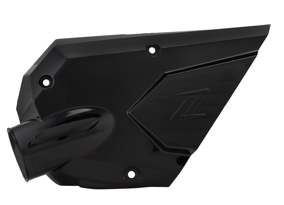 Luchtinlaat afdekking, vario afdekking voor Vespa Primavera/Sprint/GTS/GTS Super, zwart