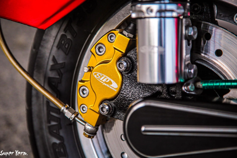 Swingarmhoes VBB Style voor Vespa PX 80-200ccm, zwart