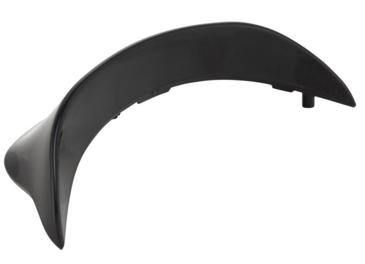 Spoiler balhoofd voor Vespa Sprint 50-150cc ('14-), glanzend zwart