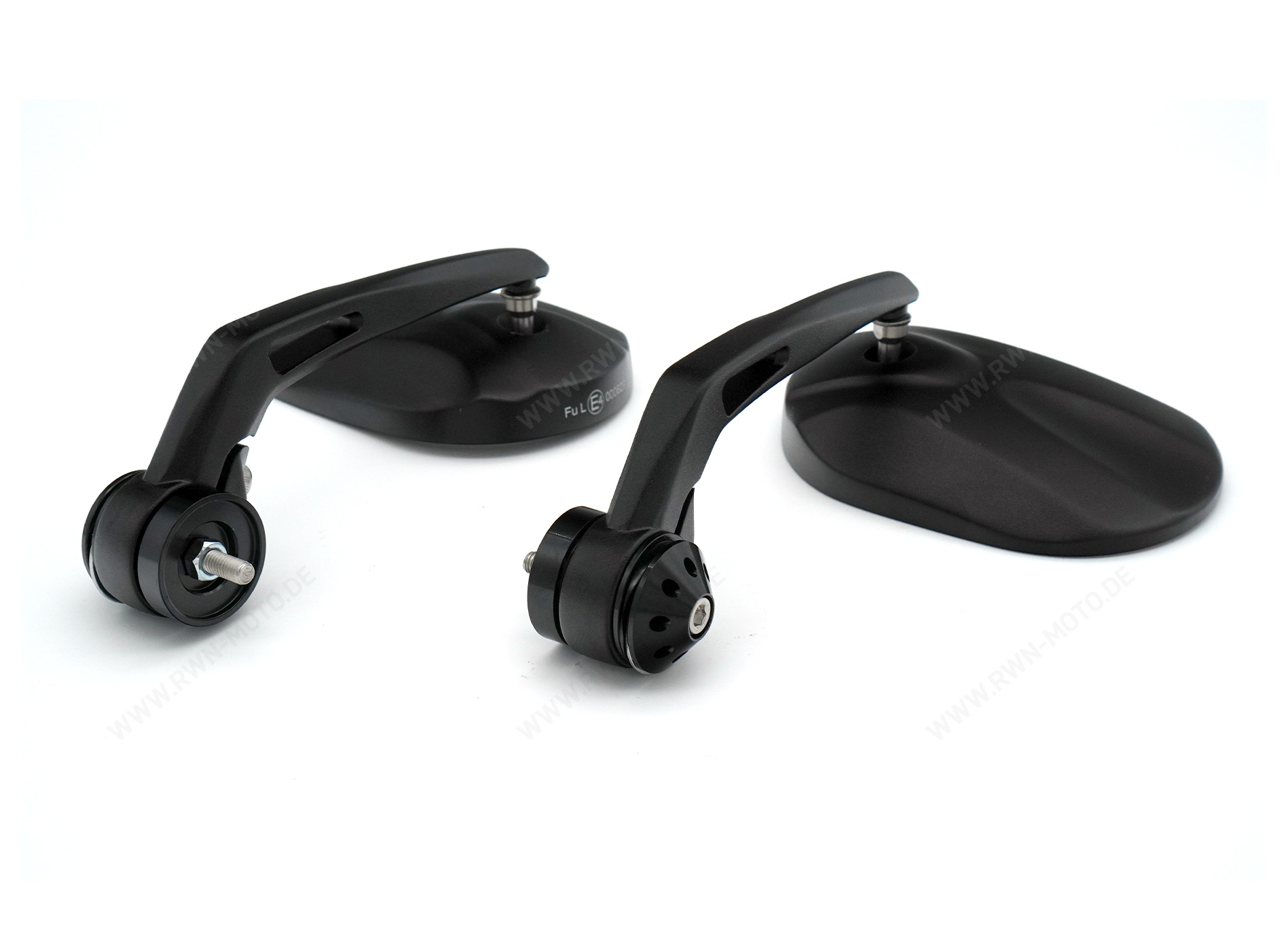 Bar end spiegel, zwart voor Moto Guzzi V7 850 2021-