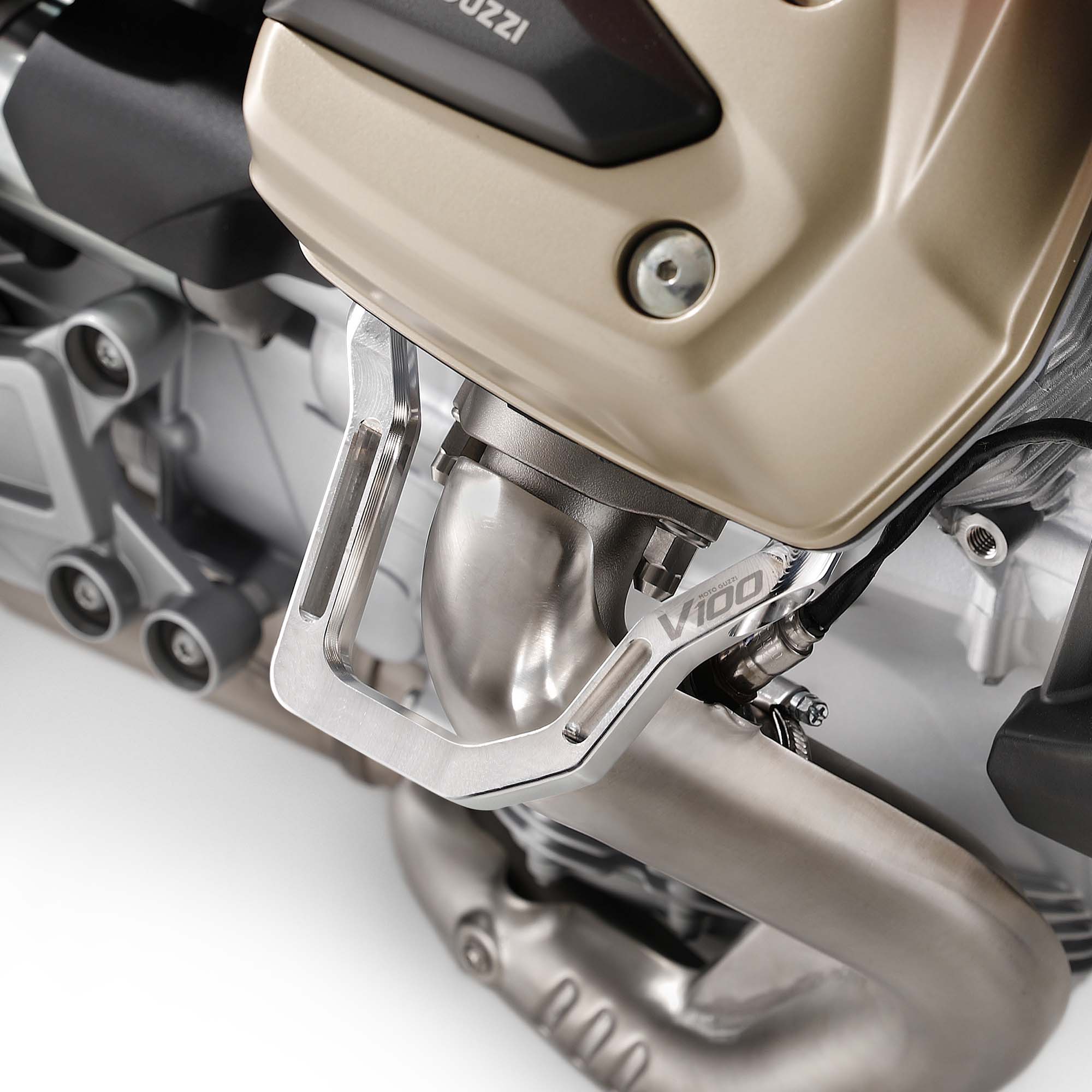 Aluminium cilinderkop bescherming voor Moto Guzzi V100 Mandello / Stelvio
