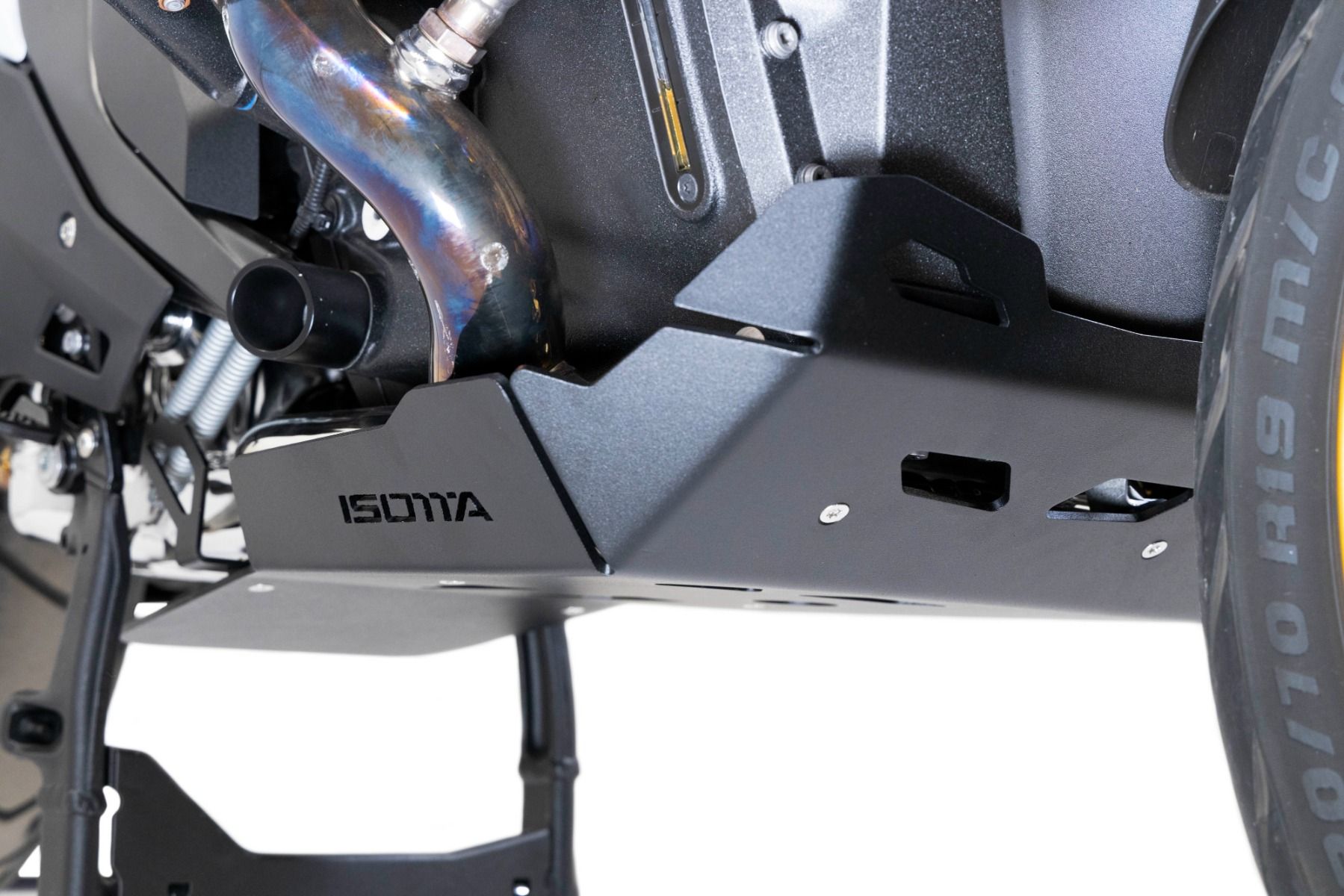 Aluminium motorbeschermplaat voor BMW R 1300 GS, zwart