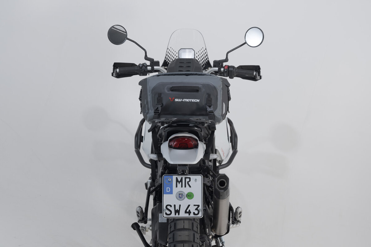 Drybag 180 achtertas voor Aprilia ETV 1200 Caponord, zwart/grijs - SW Motech
