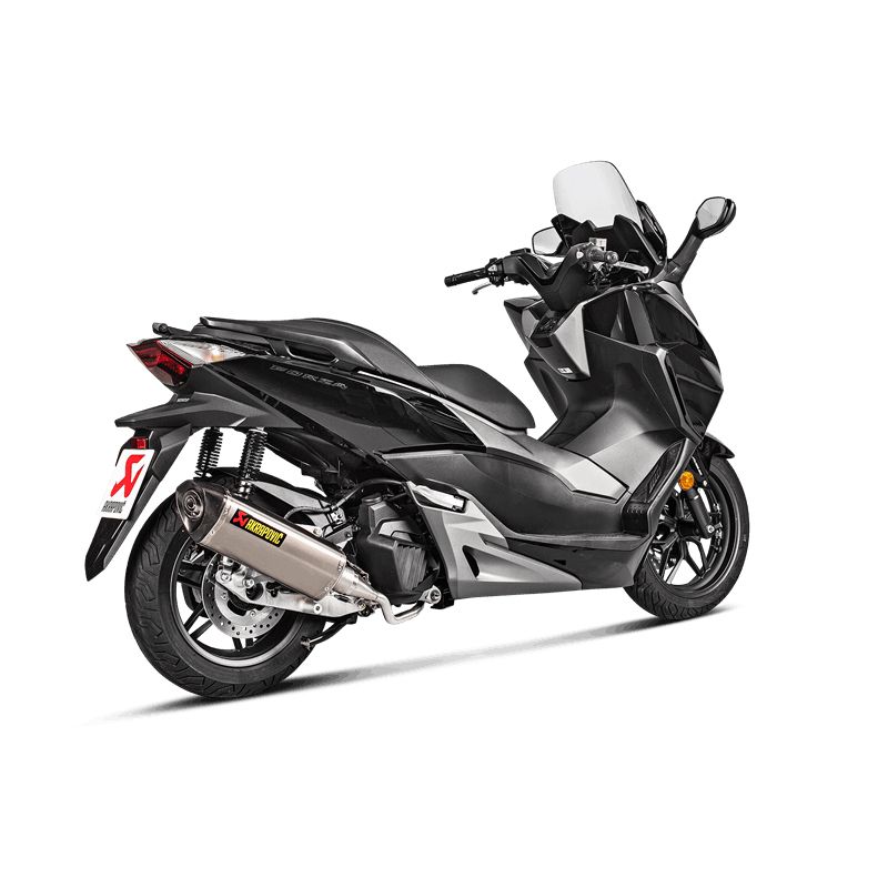 Akrapovic Racing Line (SS) uitlaatsysteem voor Honda Forza125 modeljaar 2017-2020