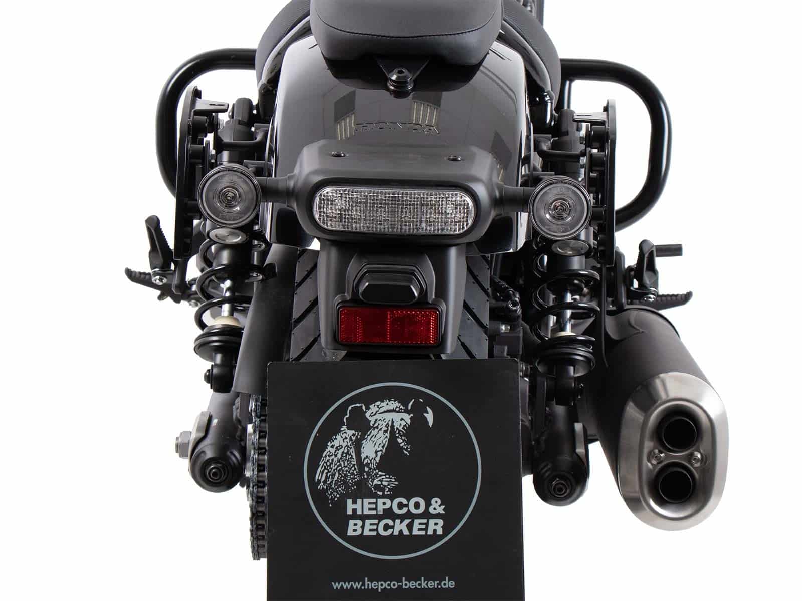 C-Bow zijdrager zwart voor Honda CMX 1100 Rebel /DCT (21-24) Hepco & Becker