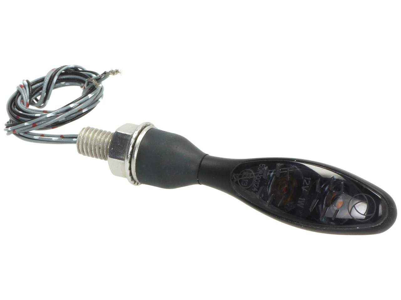 Kellermann knipperlicht, achterlicht en remlicht, Micro 1000 DF Dark, staal, LED, HL/HR, 12 V, mat zwart