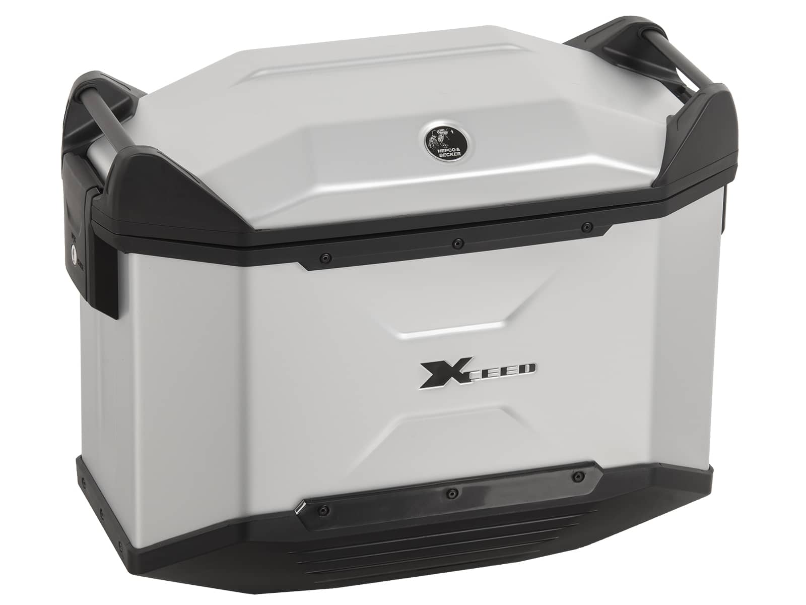 Xceed zijkoffer 38 liter zilver Hepco & Becker