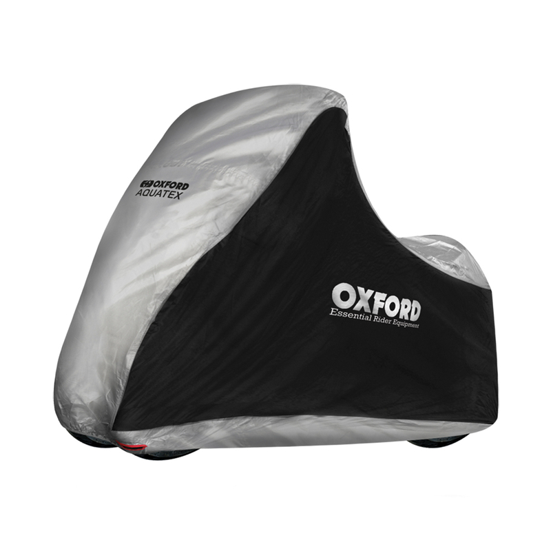 Oxford Binnen-/Buitenhoes Aquatex Zwart/Zilver - Scooter - MP3/3roues