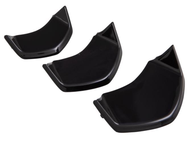 Cascade inzetstuk zwart glanzend voor Vespa Primavera/Sprint 50-150cc ('18-)