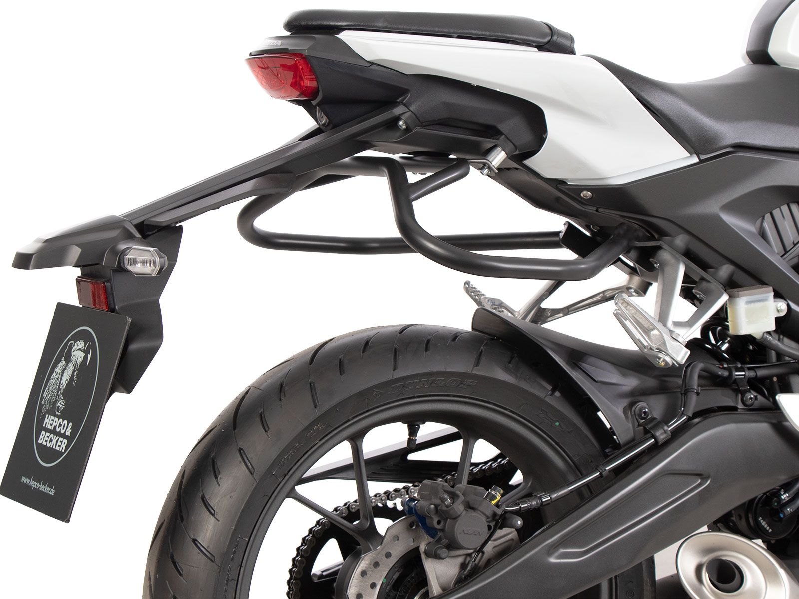 Achterbeschermbeugel zwart voor Honda CB 125 R (18-24) Hepco & Becker