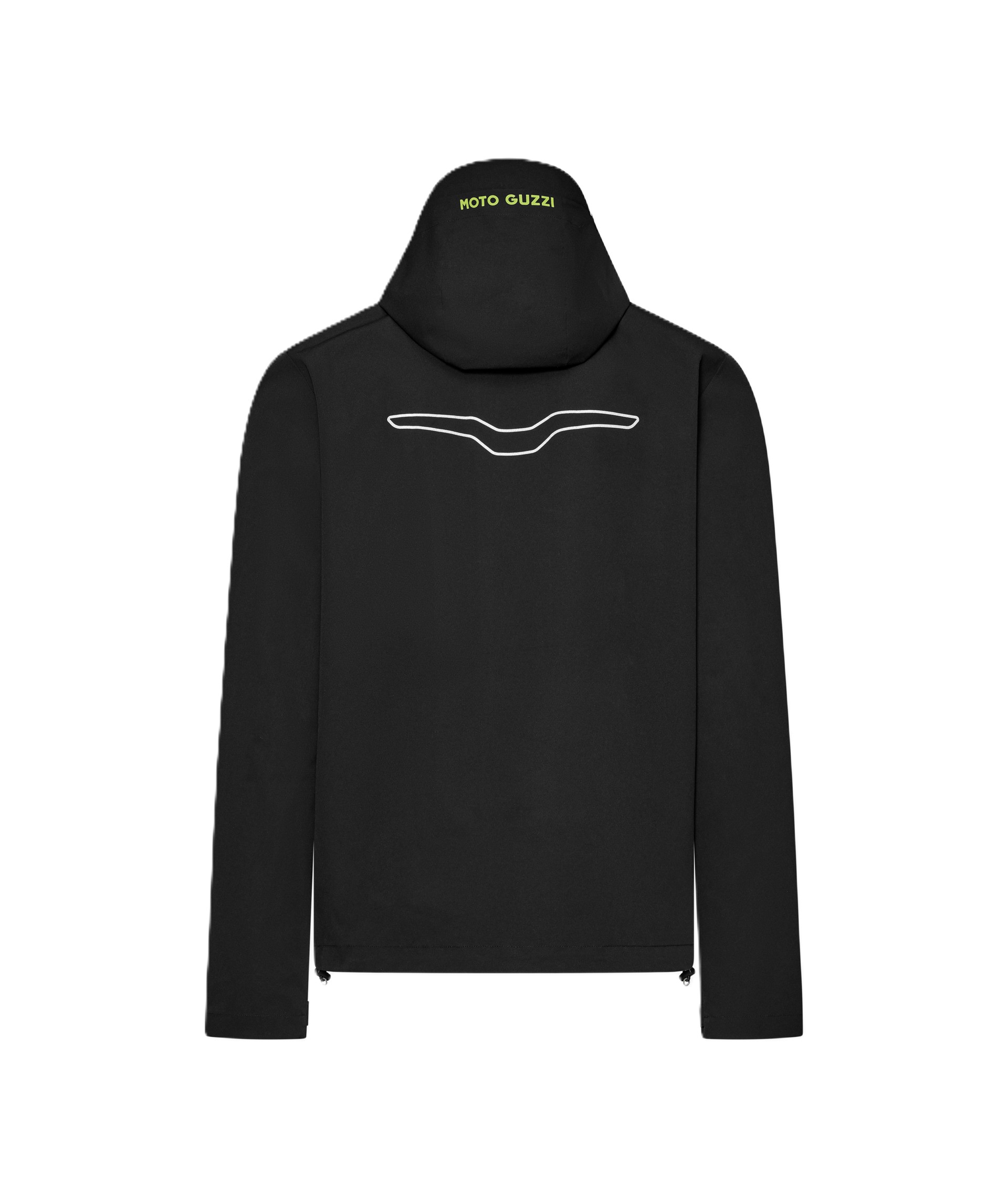 Moto Guzzi unisex regenjas, zwart