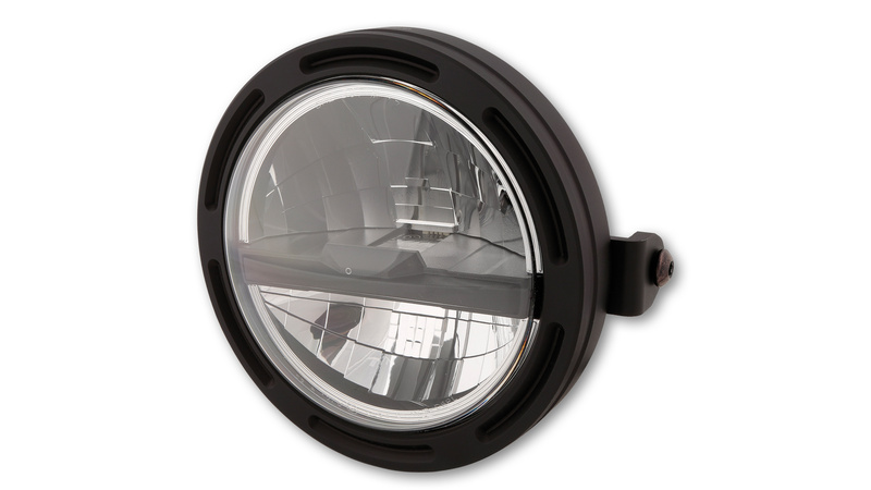 HIGHSIDER pro 5 3/4 inch Koplampframe-R2 Type 5 LED Zwart Zijmontage