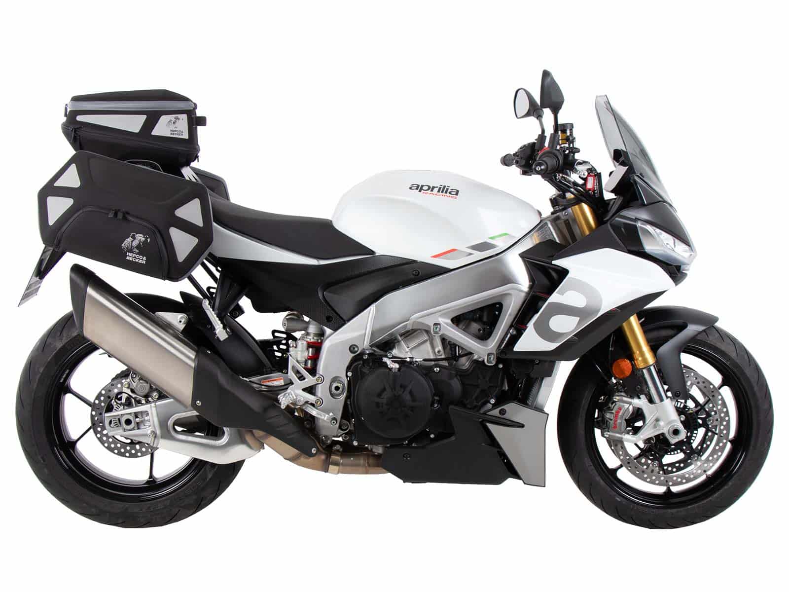 C-Bow zijdrager zwart voor Aprilia Tuono V4 (21-24) Hepco & Becker