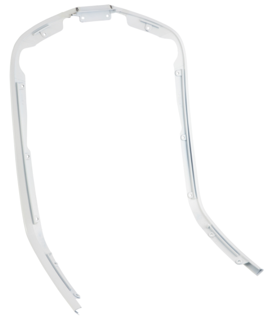Mono slot buis beenschild wit voor Vespa Primavera/Sprint 50-150ccm
