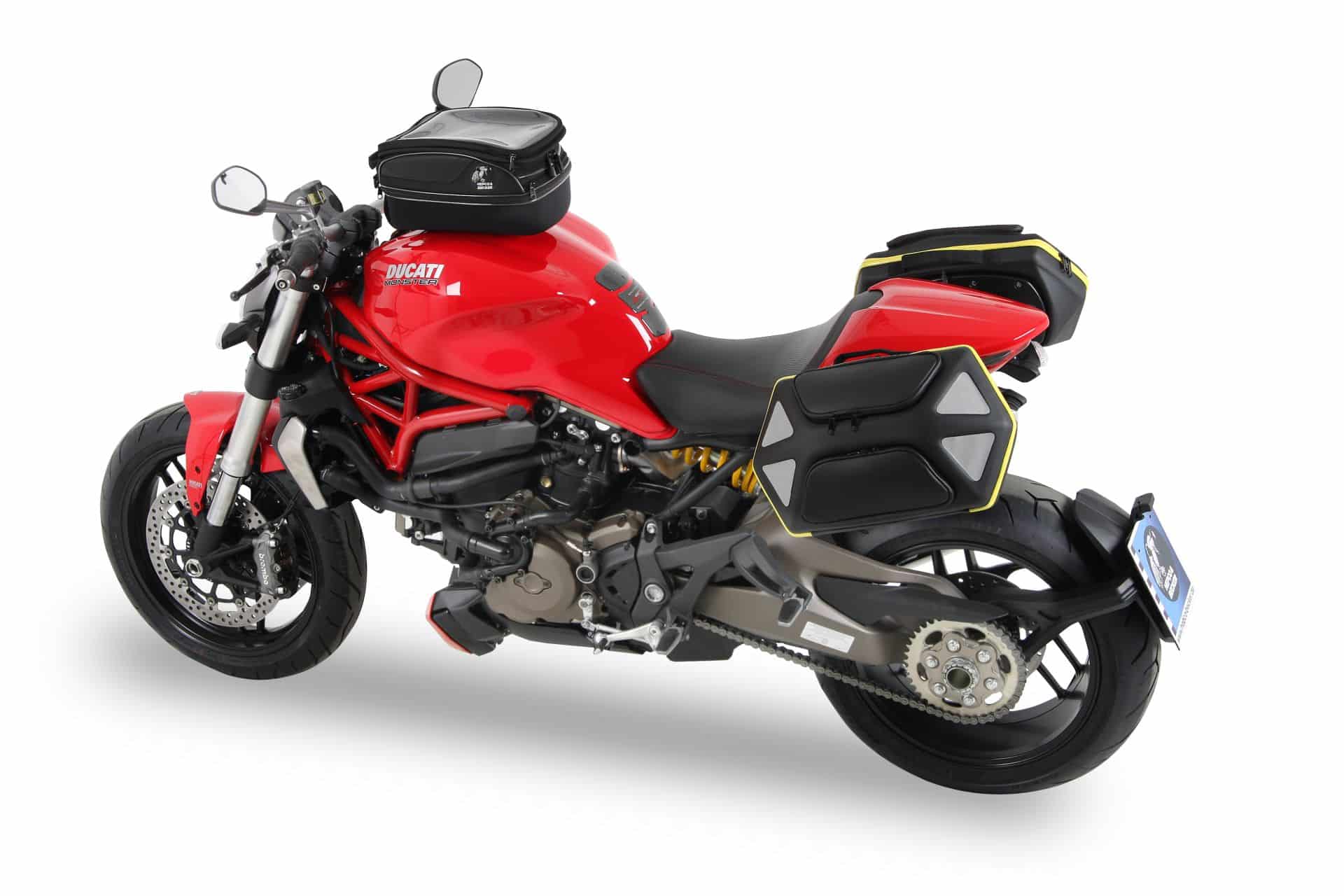 Basis tankring incl. tanktas slotunit voor Ducati Monster 1200 /S (13-16) Hepco & Becker