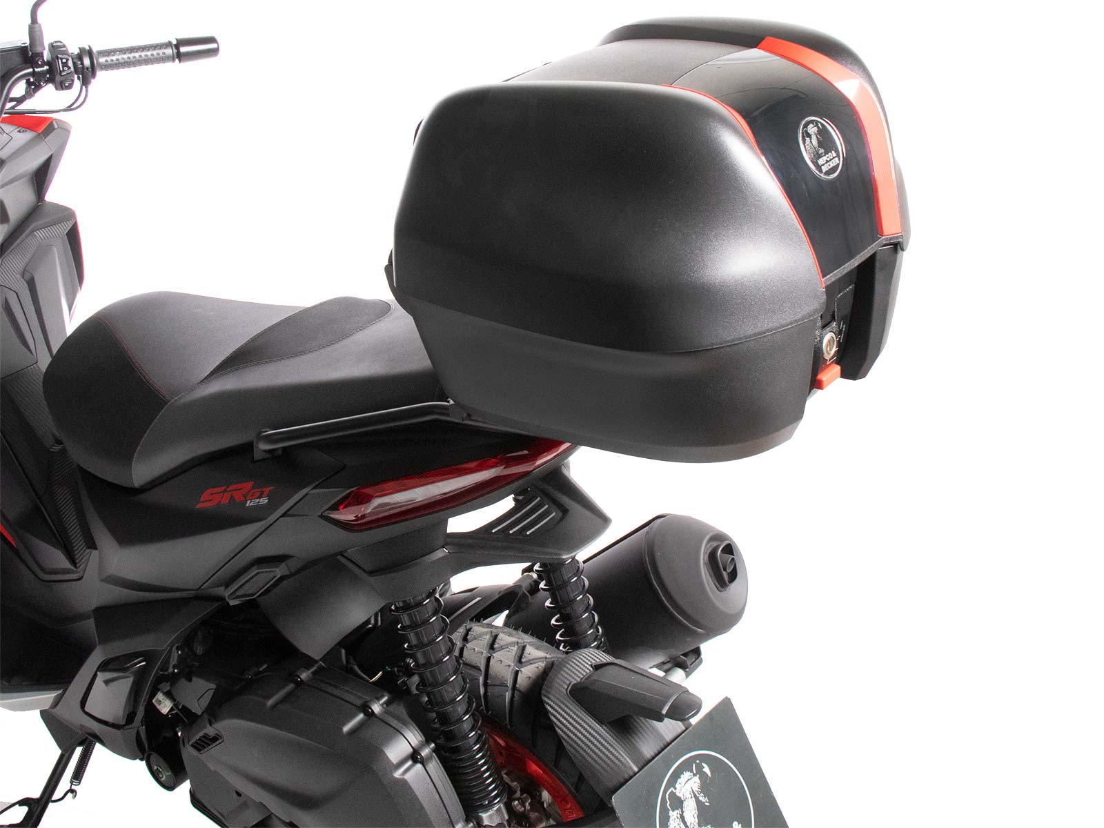 Journey Topcase 30 incl. drager voor Aprilia SR GT 125 / 200 / Sport (22-) Hepco & Becker