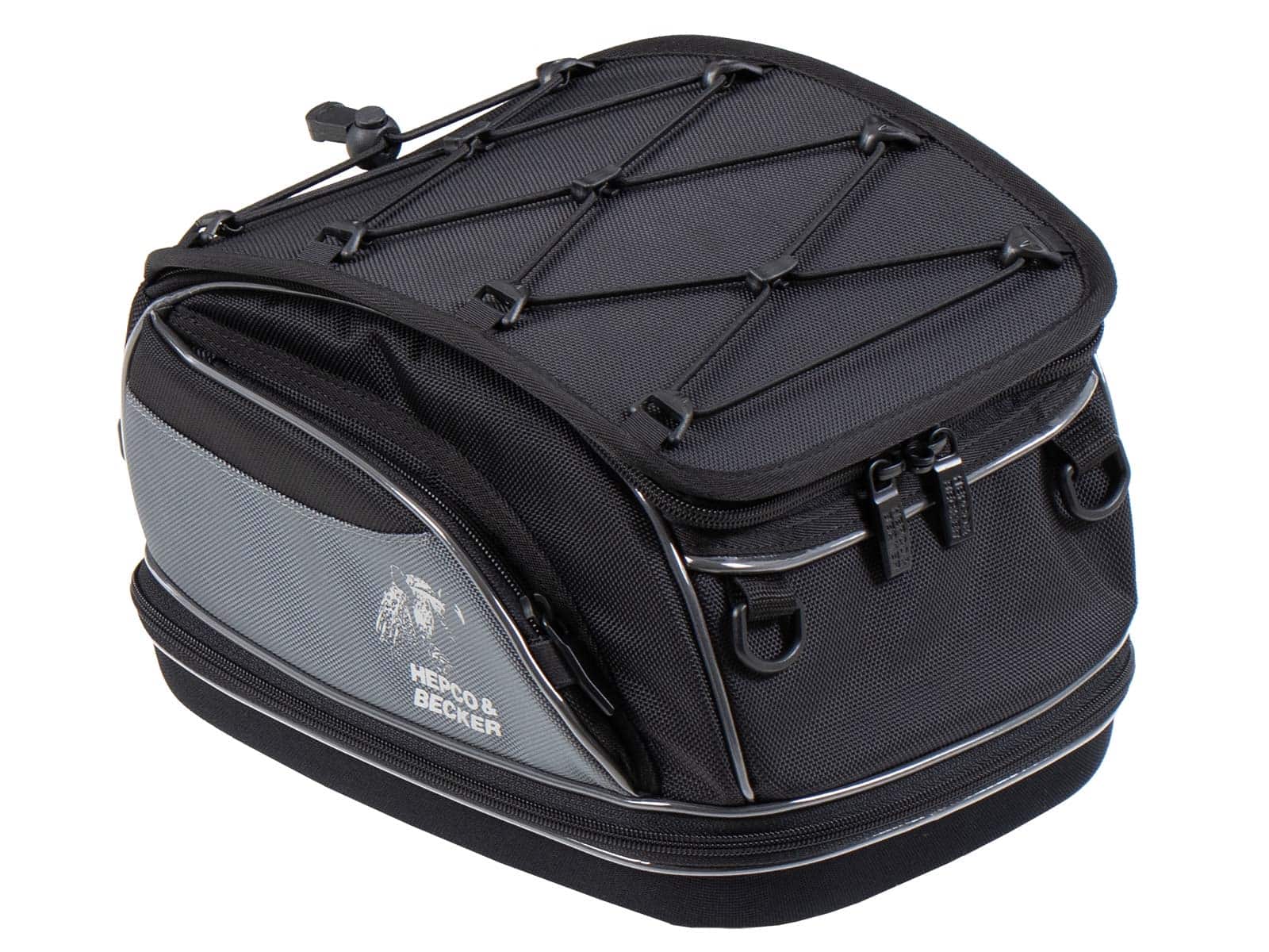 Achtertas Street zwart incl. Seatpad Basic Hepco & Becker