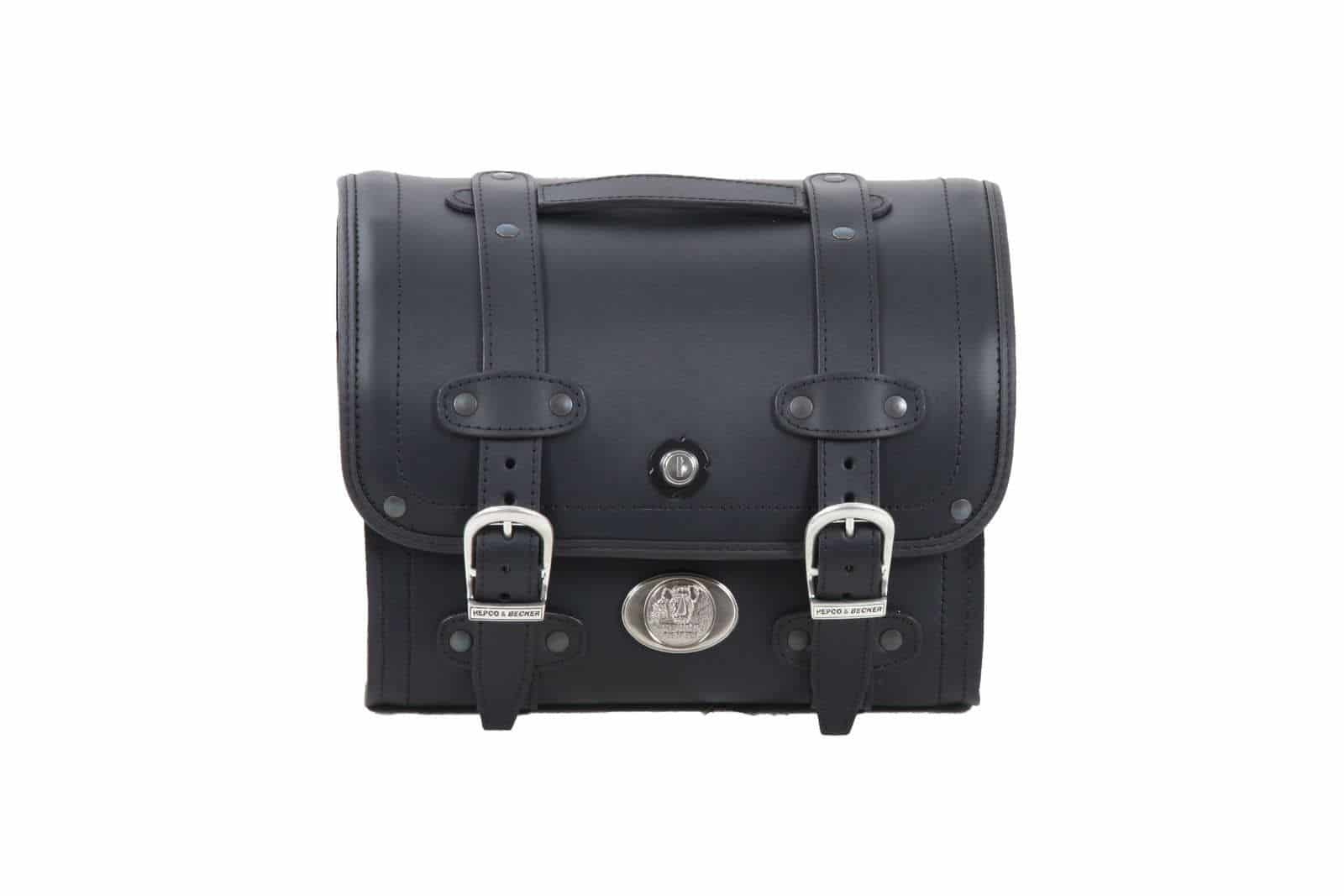 Leren handtas Buffalo 19 liter zwart Hepco & Becker