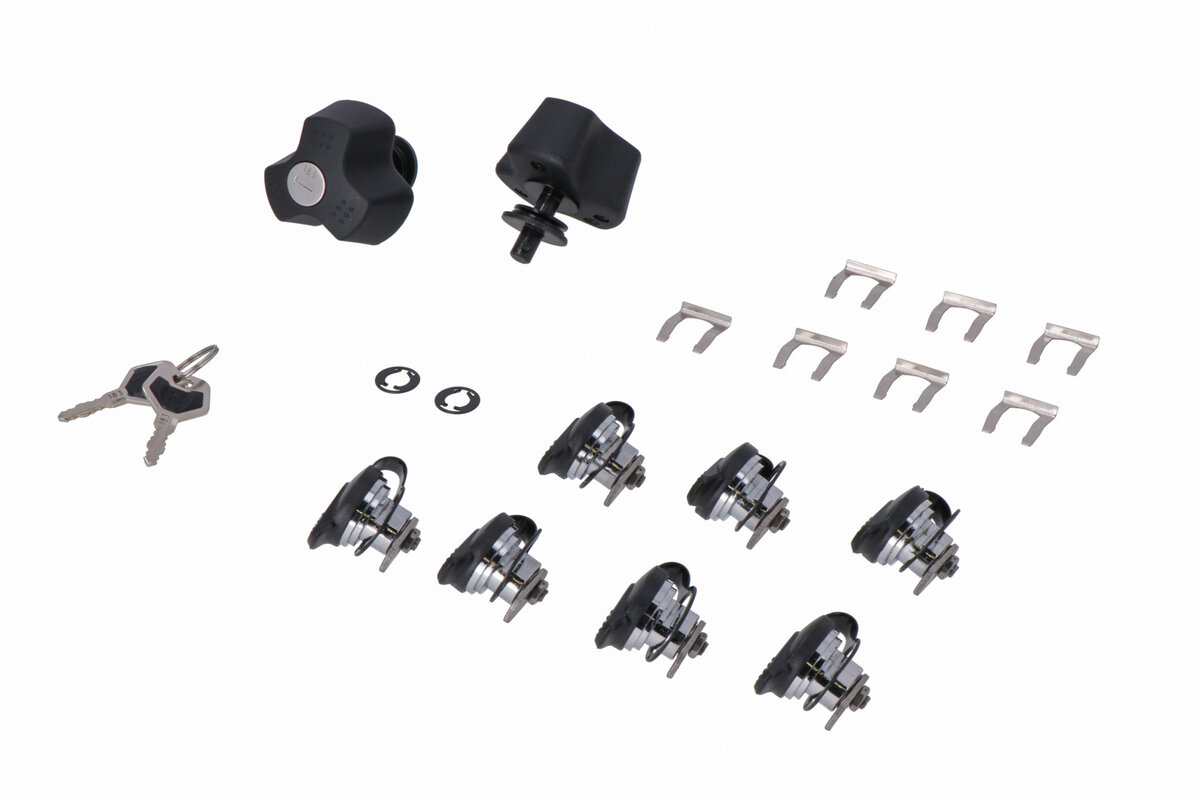 SW-Motech TRAX slotenset met PRO antidiefstalbeveiliging, 9 sloten / 2 sleutels Origineel SW-Motech