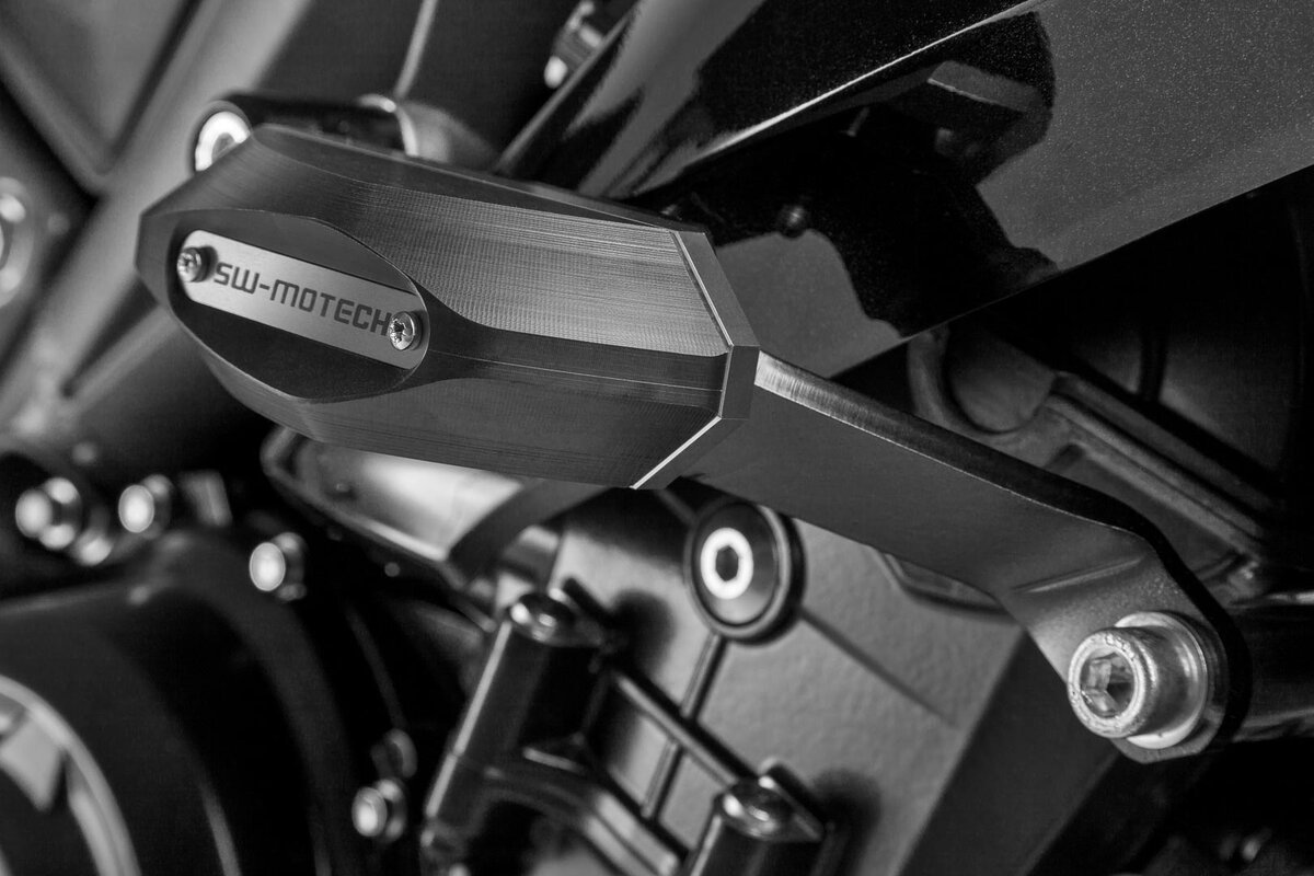SW-Motech Crashpad kit zwart voor Triumph Street Triple modellen - SW Motech