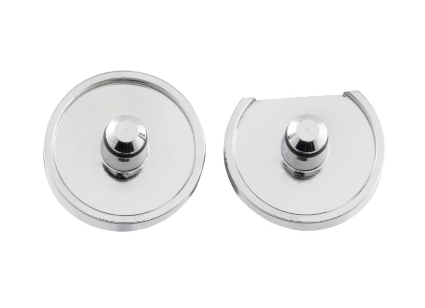 Spiegelgatdeksel links & rechts voor Vespa Primavera/Sprint/Elettrica 50-150cc, chroom
