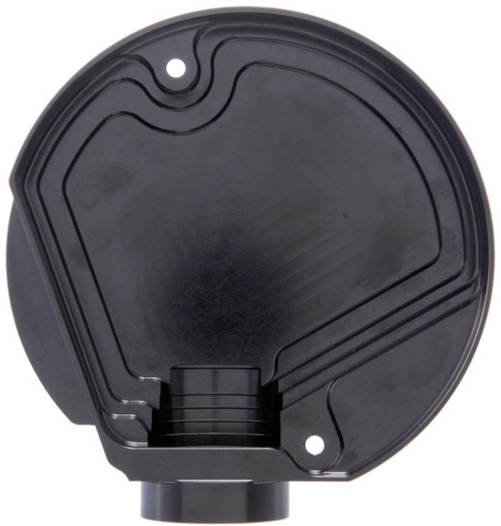 Luchtinlaat vario deksel voor Vespa Primavera/Sprint 125-150cc d.w.z. 3V 4T AC, zwart