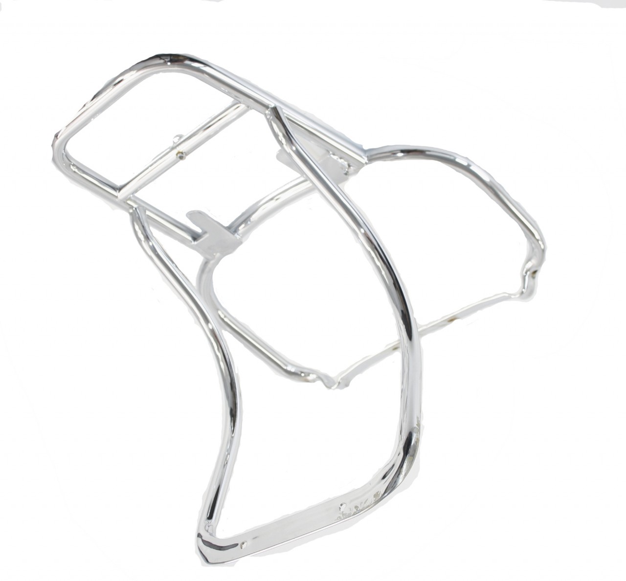 Originele chromen bagagedrager achter voor Vespa PX
