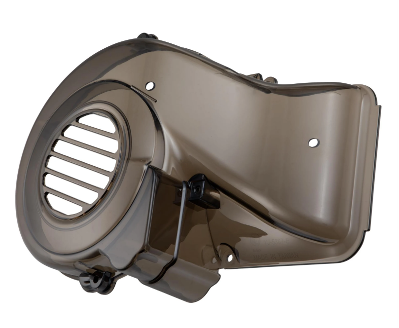 Ventilatorwielkap voor Vespa Primavera/Sprint/LX/S/946 3V i.e.125/150ccm 4T AC, zwart getint