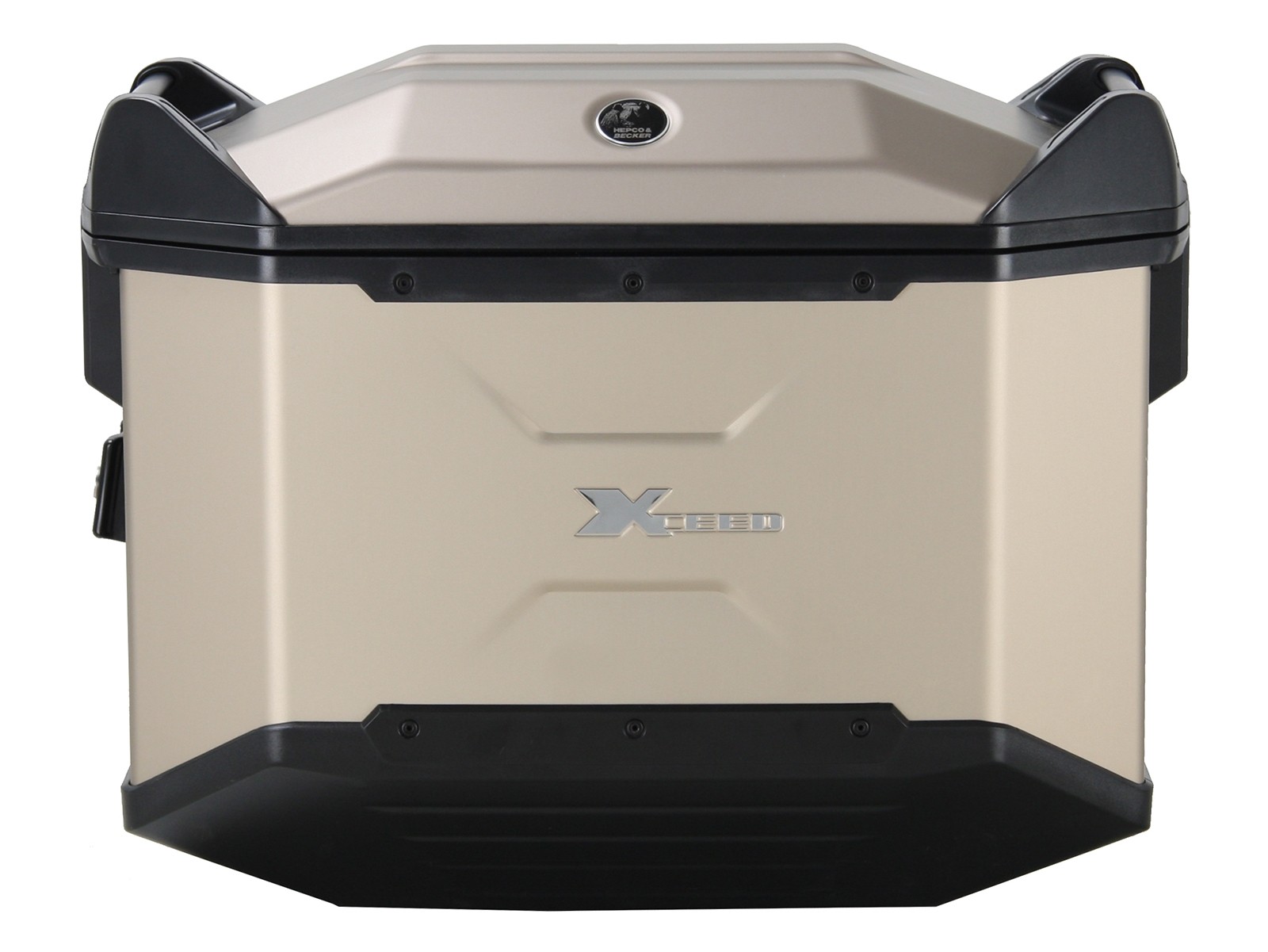 Xceed zijkoffer 38 liter titanium Hepco & Becker