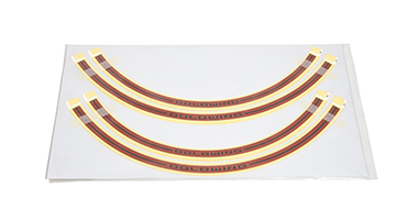 Rand stickerset oranje voor Honda GL1800 Gold Wing (20-) Origineel