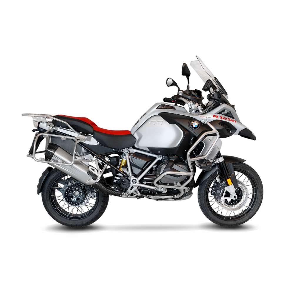 LeoVince uitlaatsysteem LV-12 voor BMW R 1200 /1250 GS /Adventure, titanium, slip on, E-certificaat