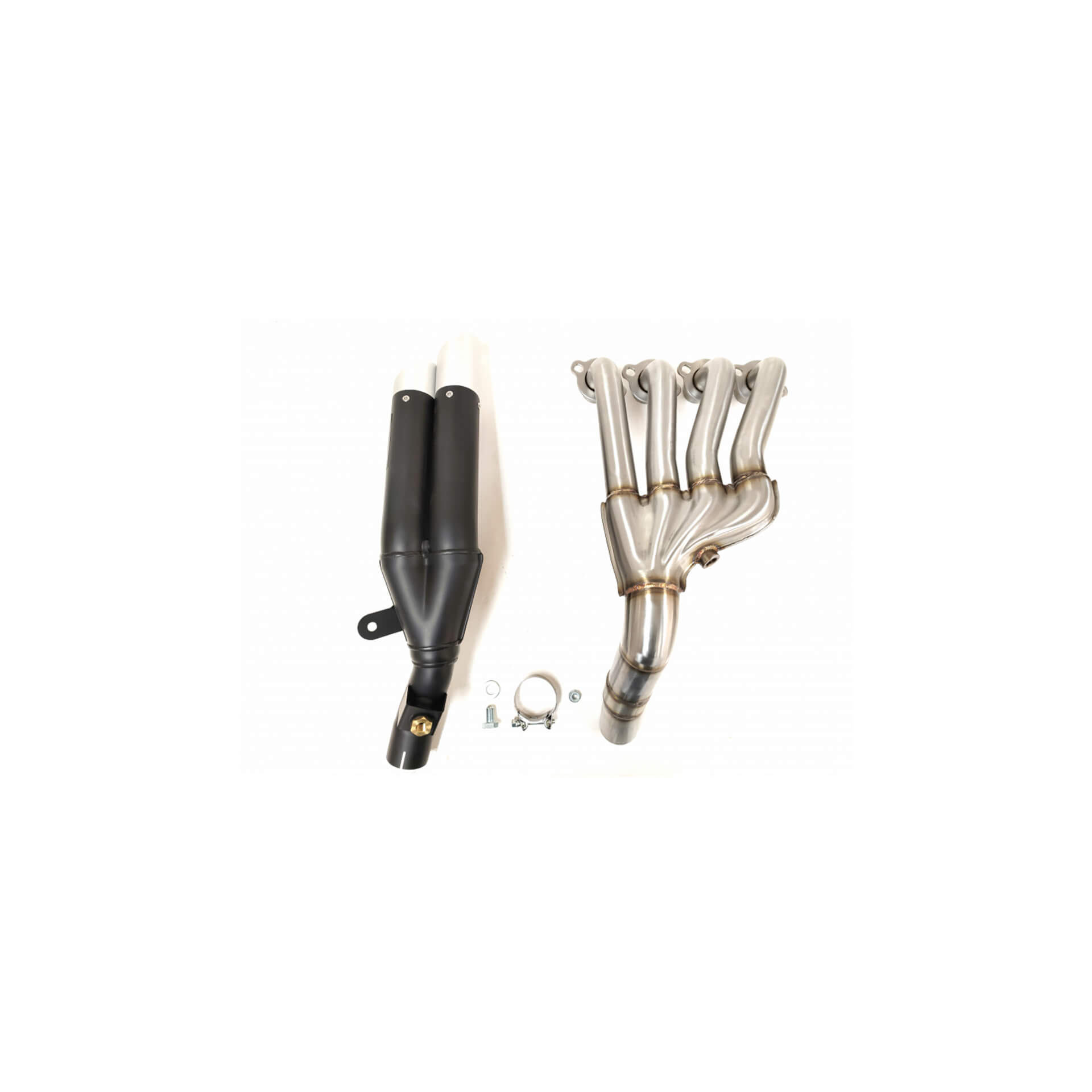 IXIL Hyperlow XL compleet systeem Honda CB 650 R /CBR 650 R, roestvrij staal zwart, E-keur, Euro5