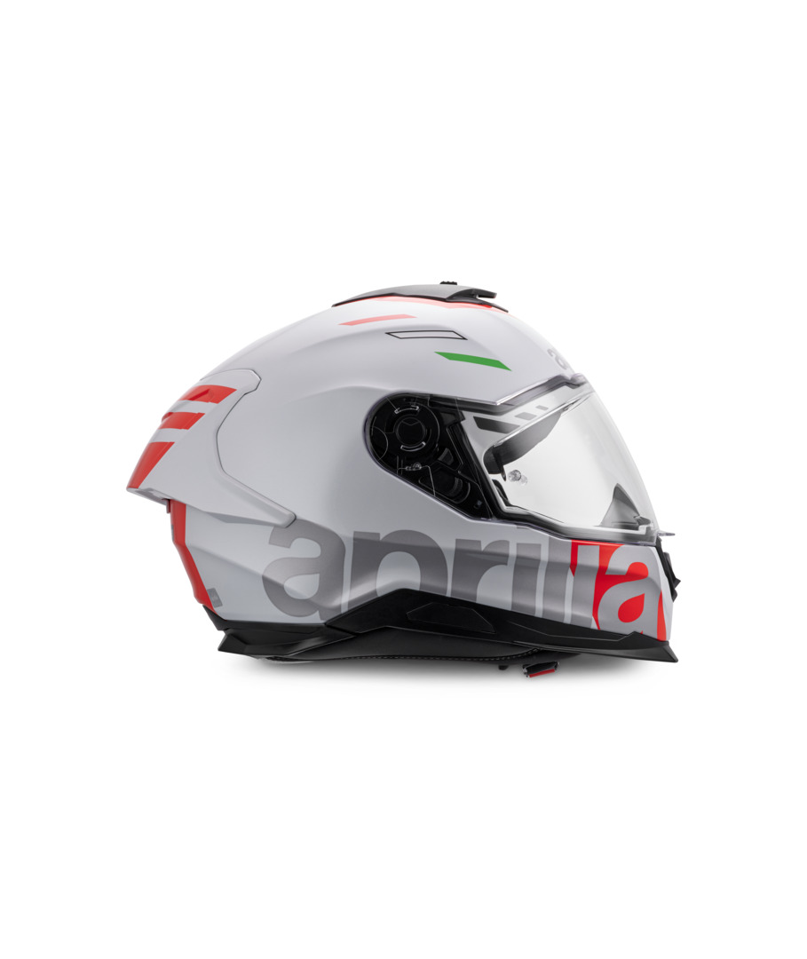 Aprilia integraalhelm Overtake wit mat