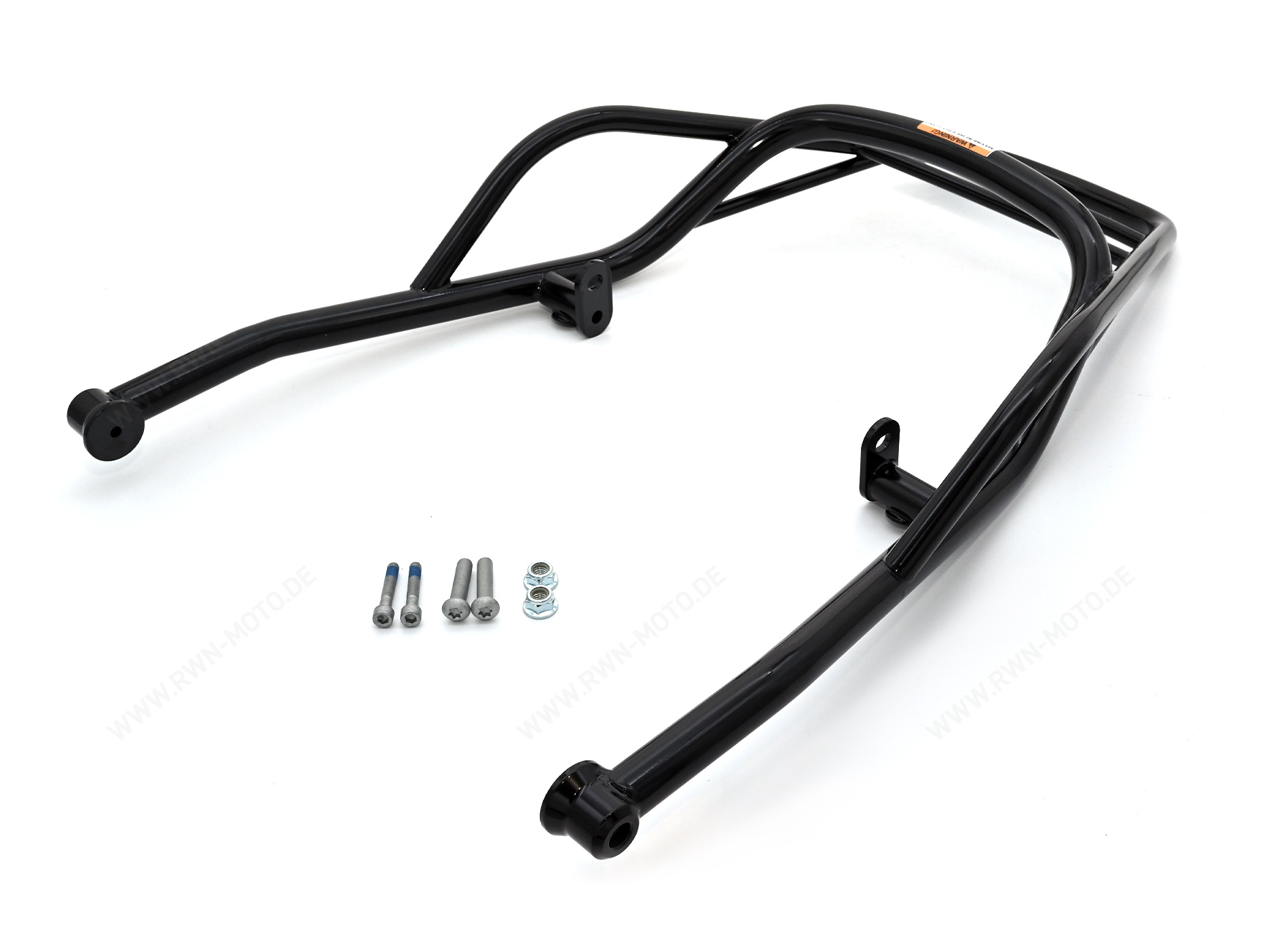 Bagagerek, achter, zwart, stijf voor Moto Guzzi V7 850 2021-