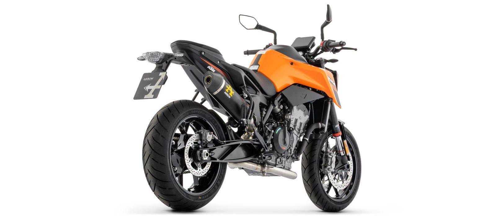 ARROW Uitlaat RACE TECH Aluminium Donker voor KTM 790 Duke (25-)