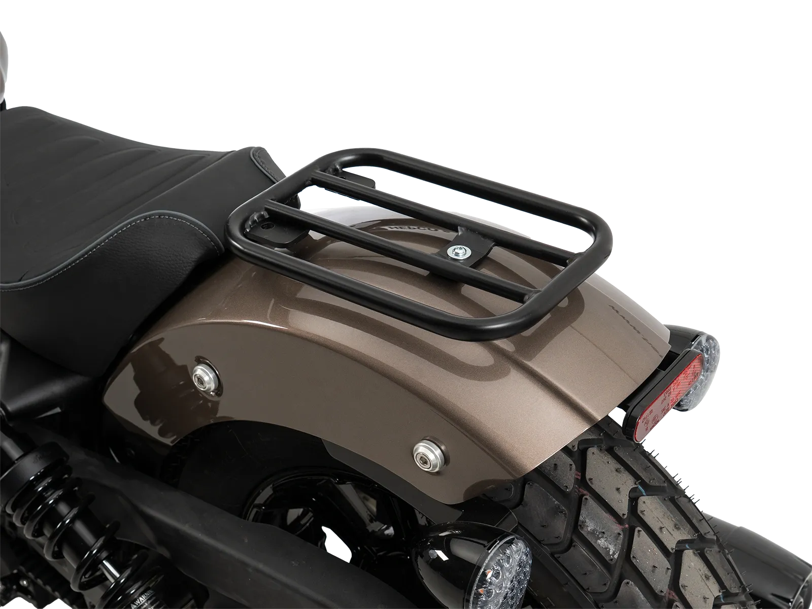 Solorack zonder rugleuning zwart voor Indian Scout Bobber 1250 (25-) Hepco & Becker