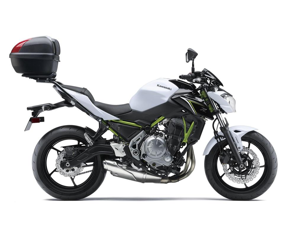 Topcase (30L) Incl. draagplaat voor Kawasaki Ninja 650 / Z 650/S / Versys-X 300 Origineel