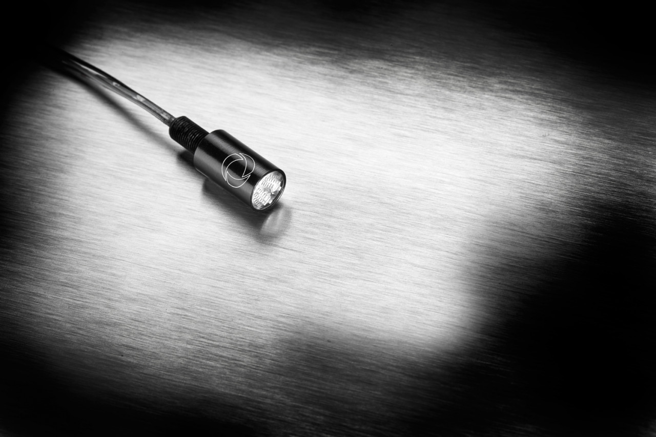 Kellermann knipperlicht, achter- en remlicht, Atto DF Integraal, aluminium, LED, HL/HR 12 V, glanzend zwart