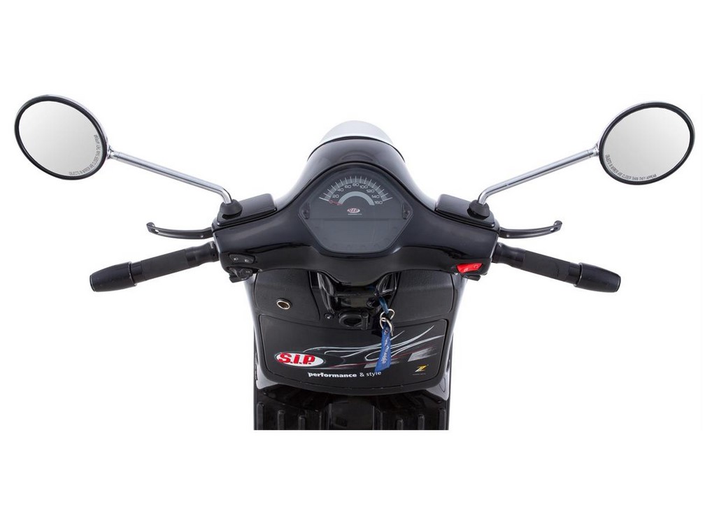 Toerenteller/snelheidsmeter voor Vespa GTS/GTS Super 125-300cc ('14-'16), zwart
